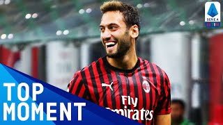 Çalhanoğlu Scores a SENSATIONAL Free Kick  Milan 11 Atalanta  Top Moment  Serie A TIM [upl. by Vilhelmina]