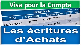 Comptabiliser un Achat  Comment [upl. by Notwal]