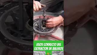 Uso Correcto del Extractor de Baleros 🏍️ [upl. by Anikes]