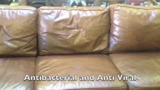 Leather cleaning and conditioning  Oil Tanned Leather [upl. by Notxed]