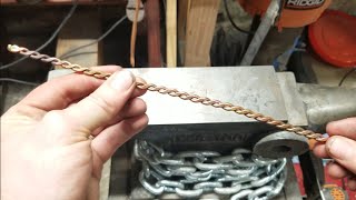 Copper Work Hardening and how to SoftenAnneal it [upl. by Hrutkay712]