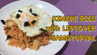 KIMCHI FRIED RICE easy recipe [upl. by Aiak921]