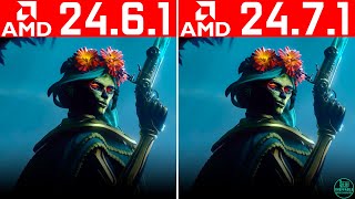 AMD Driver Update 2471 vs 2461 Driver Comparison RX 6600 [upl. by Enelloc]