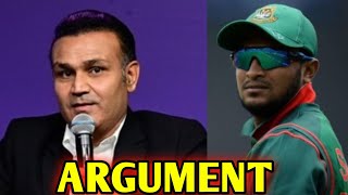 Virender Sehwag Shakib Al Hasan Controversy [upl. by Leela730]