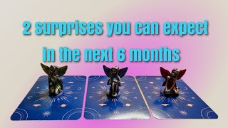 ✨️ WHAT 2 SURPRISES should you expect in the next 6 months ✨️ pick a card tarot ✨️ timeless ✨️ [upl. by Lehcin]