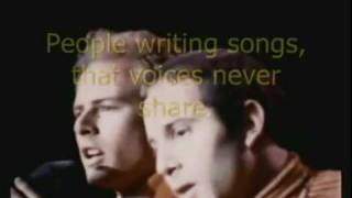 EL SONIDO DEL SILENCIO Subtitulada en InglesEspañolPAUL SIMON ART GARFUNKEL [upl. by Fletcher]