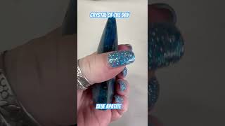 Blue Apatite 3 12” tall 2” wide 25 crystalseller crystals [upl. by Aruabea]