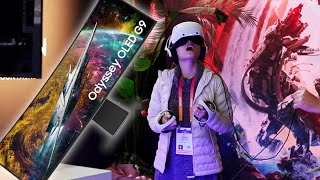 PlayStation VR2 Hands On Review amp CRAZY OLED Gaming Monitors  CES 2023 [upl. by Tennos429]