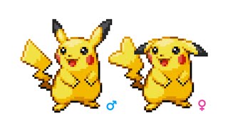 Spot the beta Pokemon gender differences [upl. by Ivana]