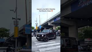 Gujarats only G63 in Rubellite Red Metallic Shade  Supercars in Surat gwagon g63 [upl. by Ekralc]