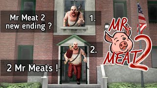 Mr Meat 2 new ending with 2 Mr Meat 🍖🍖  funny police 🤣👮‍♂️ [upl. by Adiaroz498]