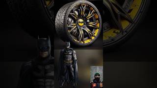 superheroes but car rims☆marvel amp DCall charactersmarvels avengers superheroes shorts [upl. by Aneram]