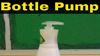 How To Open A Bottle PumpShampoo Soap Or Lotion Bottle Tutorial [upl. by Cheryl]