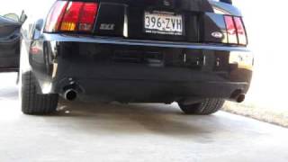 1999 Mustang Cobra exhaust [upl. by Acinat274]