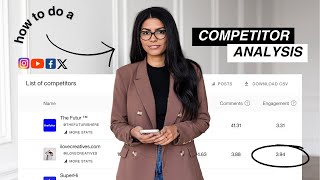 How to Do a Competitor Analysis on Social Media [upl. by Ainos]