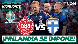 Highlights  Dinamarca vs Finlandia  UEFA Euro 2020  Grupo BJ1  TUDN [upl. by Siocnarf]