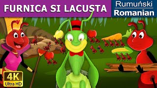 Furnica Si Lacusta  The Ant and the Grasshopper in Romana RomanianFairyTales [upl. by Nnylrats]