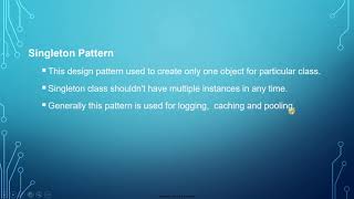 Design Pattern Intro and Singleton Demo  Tamil [upl. by Releyks]