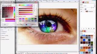 Gimp tutorial deutsch Augen einfärben [upl. by Gustafsson]