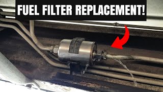 How To Replace A Fuel Filter On A GMC Sierra amp Chevy Silverado [upl. by Ainahpets]