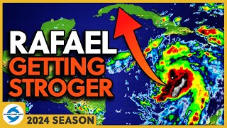 Rafael strengthens It may reach Cuba and Jamaica as a hurricane Tropical Storm Rafael [upl. by Cherry]