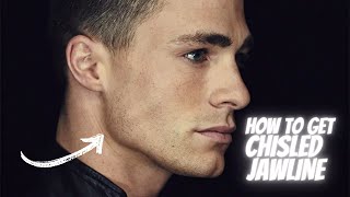 HOW TO GET A CHISELED JAWLINE  Top 3 Methods Used By Models [upl. by Repard]