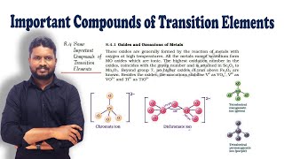 7Oxides amp Oxoanions of Metals K2Cr2O7 Kmno4 d and f block elements [upl. by Damales206]