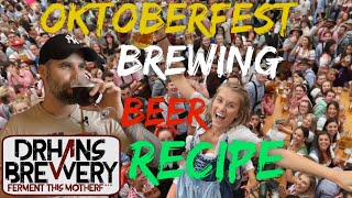 Oktoberfest Marzen Beer All Grain Brewing Recipe and tasting [upl. by Duquette100]