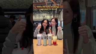 Trying the latest boba at ​⁠BigWayHotPot familychallenge familyfun justforfun guessinggame [upl. by Nairdad]