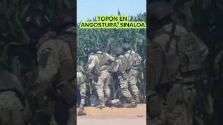 Ejército vs Sinaloas en Angostura noticias sedena culiacan militar sinaloa ejércitomexicano [upl. by Kleinstein]