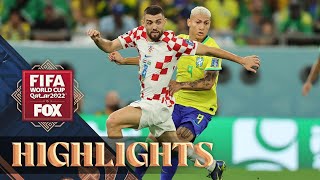 Croatia vs Brazil Highlights  2022 FIFA World Cup  Quarterfinals [upl. by Nortyad784]