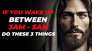 If You Wake Up Between 3AM amp 5AM DO THESE 3 THINGS [upl. by Oirromed673]