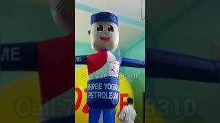 Hindustan petrol pump advertising balloon man [upl. by Yemac]