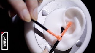 ◤😈奇妙な形のマスカラブラシで耳かき  Strange Shaped Mascara Brush 이상한 모양의 마스카라 브러시 귀이개 【ASMR】 [upl. by Lawford]