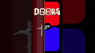 Would You Rather Roblox Doors Edition doors robloxdoors roblox shorts [upl. by Ainirtac889]