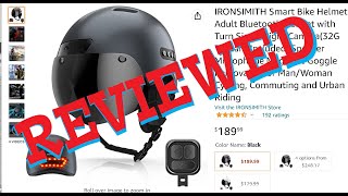 IronSmith Smart Ebike Helmet Adult Bluetooth Helmet Review [upl. by Marlene]