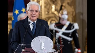 Dichiarazioni alla stampa del Presidente Mattarella [upl. by Barbara177]