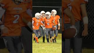 7th and 8th grade Olney Tigers coming in HOT football nfl youthfootball [upl. by Eissoj]