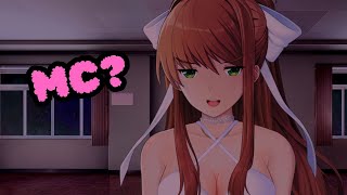 Asking Monika what happened to the MC  Monika After Story A DDLC Mod justmonika [upl. by Eidahs98]