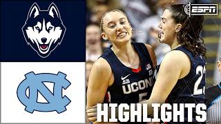 UConn Huskies vs North Carolina Tar Heels  Full Game Highlights  ESPN College Basketball [upl. by Atnuahc]