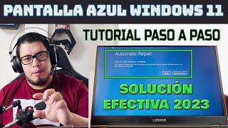 Windows no Inicia y me muestra una Pantalla Azul de Reparación Automática  SOLUCIÓN 2024 [upl. by Bultman347]