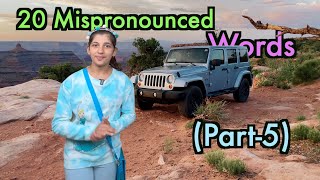 Most commonly mispronounced words  Pronunciation Part5  Havisha Rathore [upl. by Rosner]