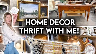 HOME DECOR MUST HAVES ON A BUDGET  THRIFT  ANTIQUE SHOP WITH ME [upl. by Sancho]