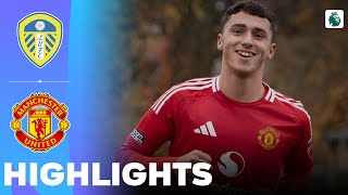 Manchester United vs Leeds United  Highlights  U18 Premier League 02112024 [upl. by Rengia695]