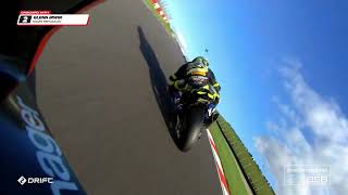 2024 Bennetts British Superbikes Round 10  Donington Park Race 1 onboard highlights [upl. by Annawoj]