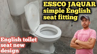 JAQUAR ESSCO English Toilet Seat Fitting  Western Toilet Seat Fitting  Toilet Seat New Design [upl. by Weisbart935]