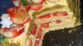 2 recettes très rapide de la Crème mascarpone à la fraise et pistache pour les gâteaux ou tiramisu [upl. by Asilem922]