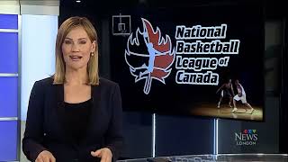 CTV News National Basketball League of Canadas The London Lightning [upl. by Ameer921]