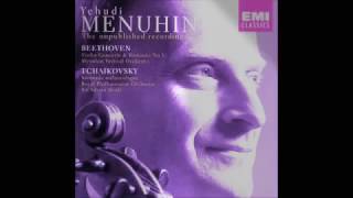 Yehudi Menuhin Beethoven Violin Concerto in D major Op61 [upl. by Rostand]