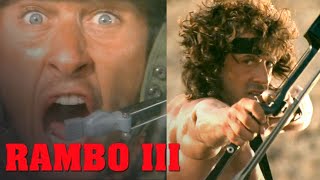 Rambo Shoots Helicopter w Exploding Arrow  Rambo III [upl. by Honna]